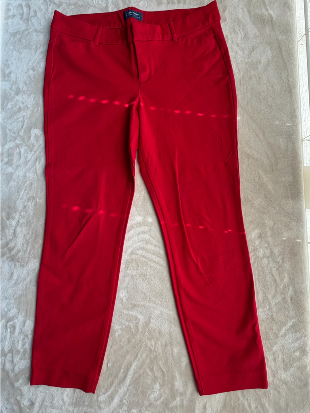 Women’s Red Dress Pants Size 14 regular Straight Leg Work Office Career
